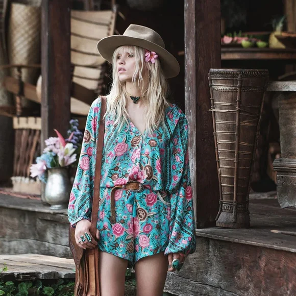 Spell Teal Babushka Blouse SZ XXL + Jasmine Fan NWT 🩵🩷 RESERVED❣️ - Picture 1 of 14